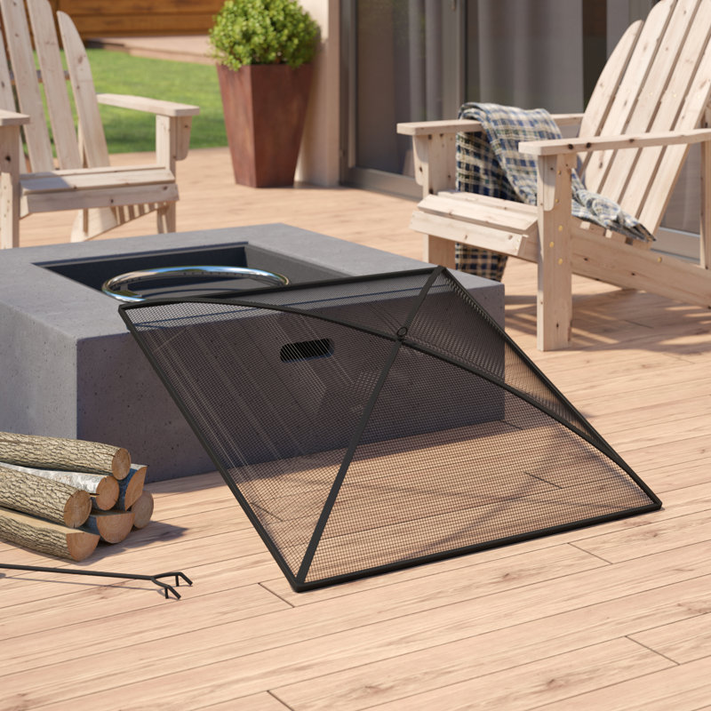 Freeport Park Altus Square Fire Pit Spark Screen & Reviews Wayfair.ca